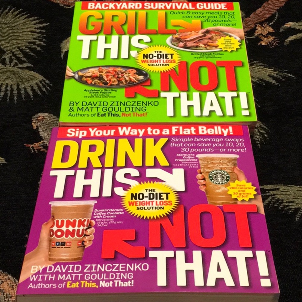 NWT, David Zinczenko, DRINK THIS ,NOT THAT